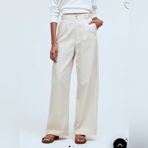 Madewell Harlow wide leg trouser